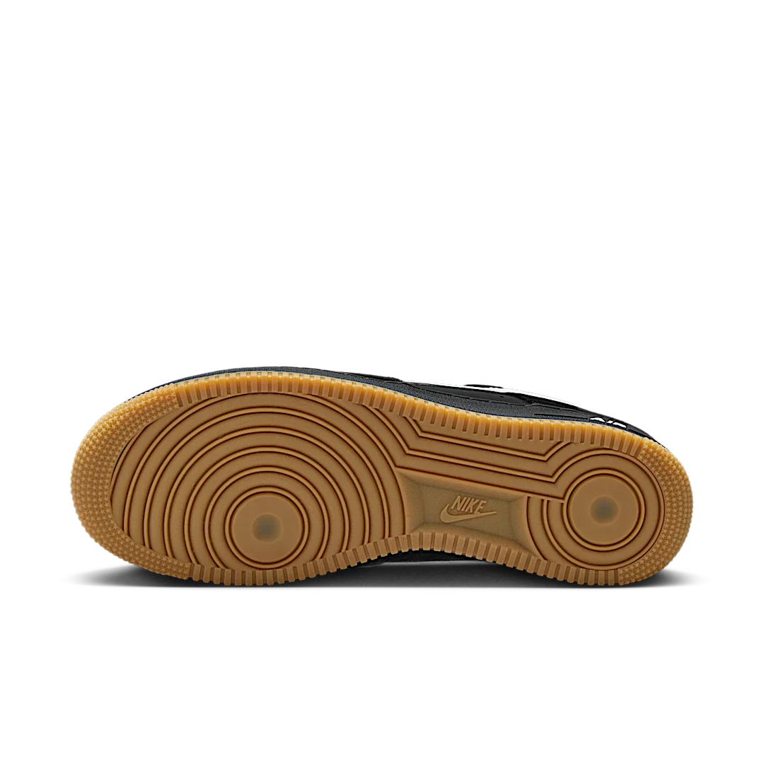 Nike Air Force 1 Low '07 LV8 Black Gum Light Brown White, Black/Gum Light Brown/White (IB6388-001)