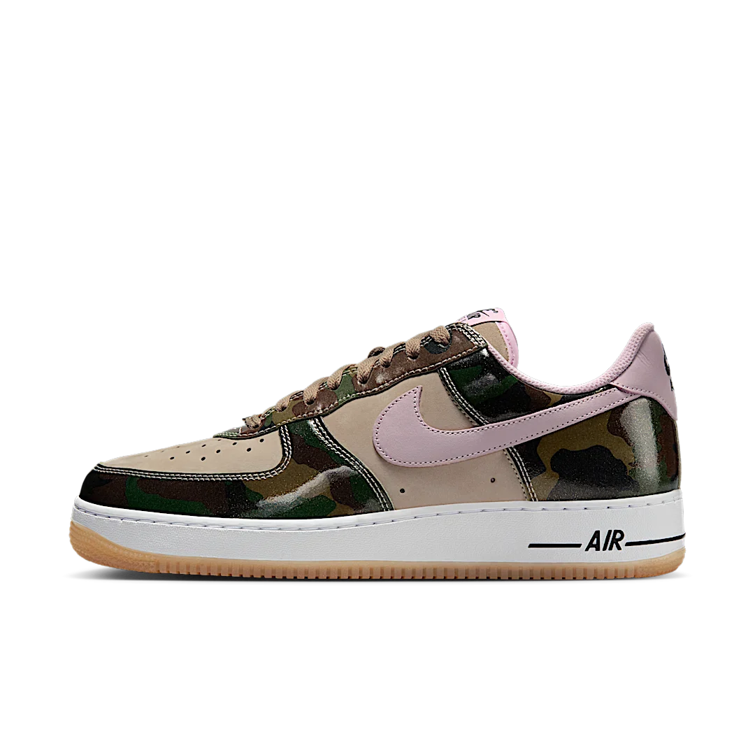 Nike Air Force 1 Low '07 LV8 Patent Camo Pink, Multi-Color/Khaki/Pink/White (HQ1967-200)