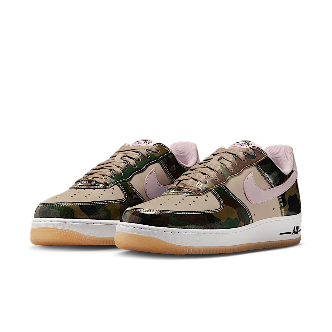 Nike Air Force 1 Low '07 LV8 Patent Camo Pink, Multi-Color/Khaki/Pink/White (HQ1967-200)