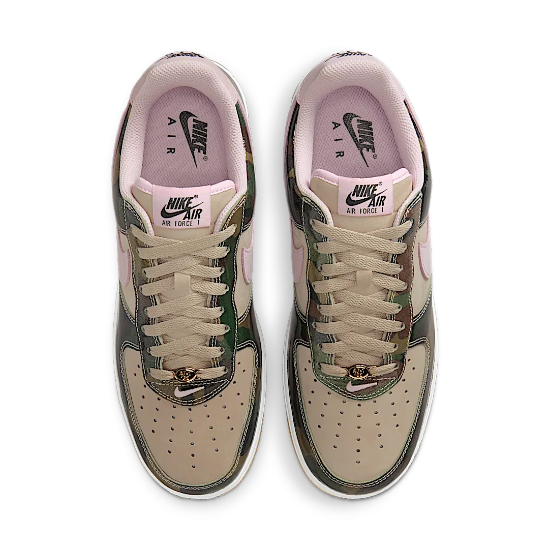 Nike Air Force 1 Low '07 LV8 Patent Camo Pink, Multi-Color/Khaki/Pink/White (HQ1967-200)