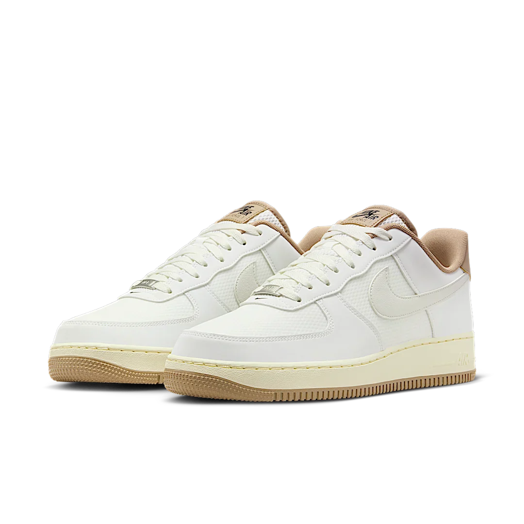 Nike Air Force 1 Low '07 LV8 Summit White Khaki, Summit White/Khaki/Coconut Milk/Summit White (FZ5225-100)