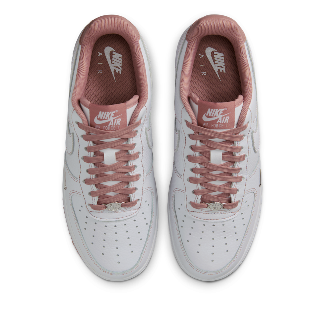 Nike Air Force 1 Low '07 Mini Jewel White Particle Pink, White/Metallic Silver/Particle Pink (IB6543-100)