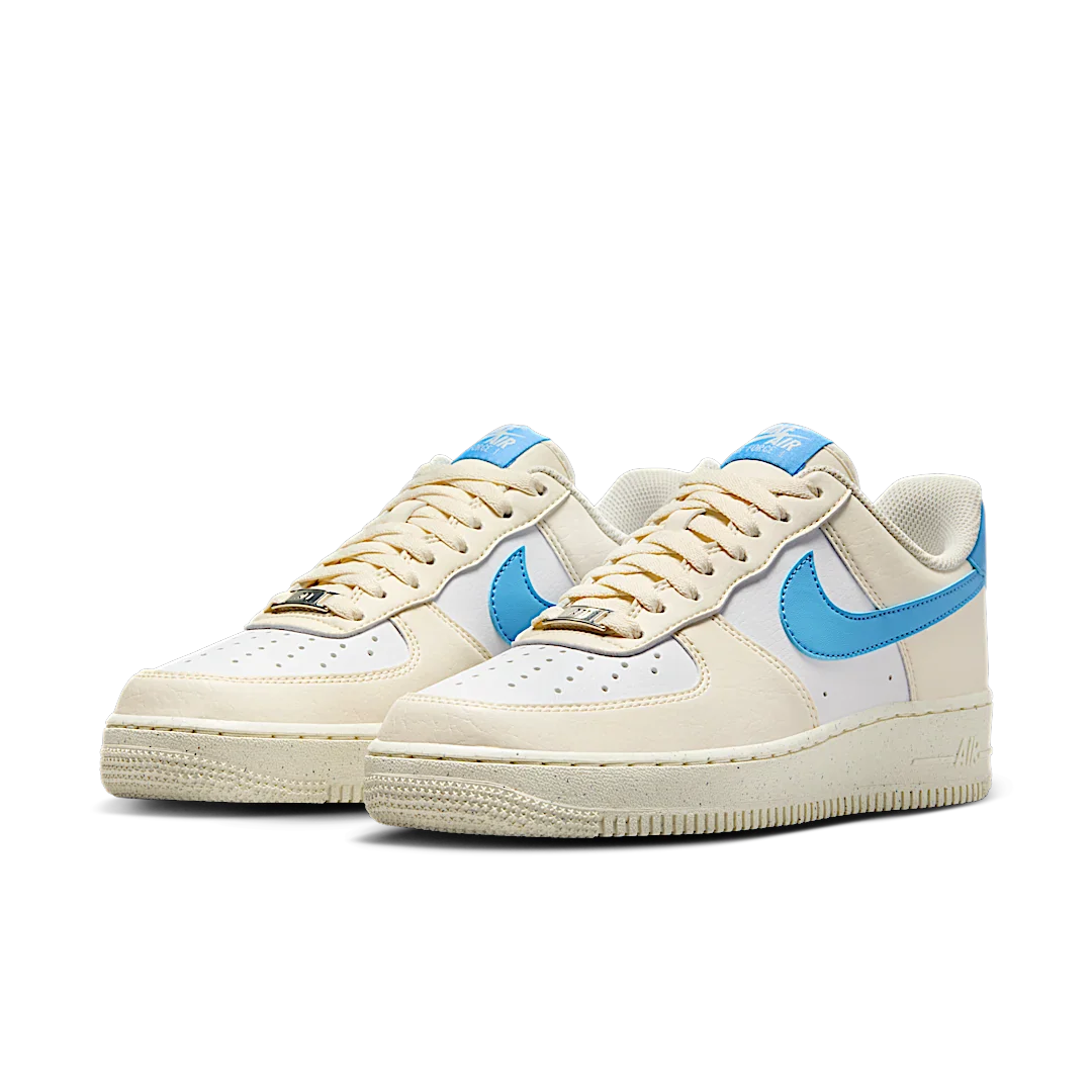 Nike Air Force 1 Low '07 Next Nature Pale Ivory University Blue, Pale Ivory/White/Sail/University Blue (DC9486-110)