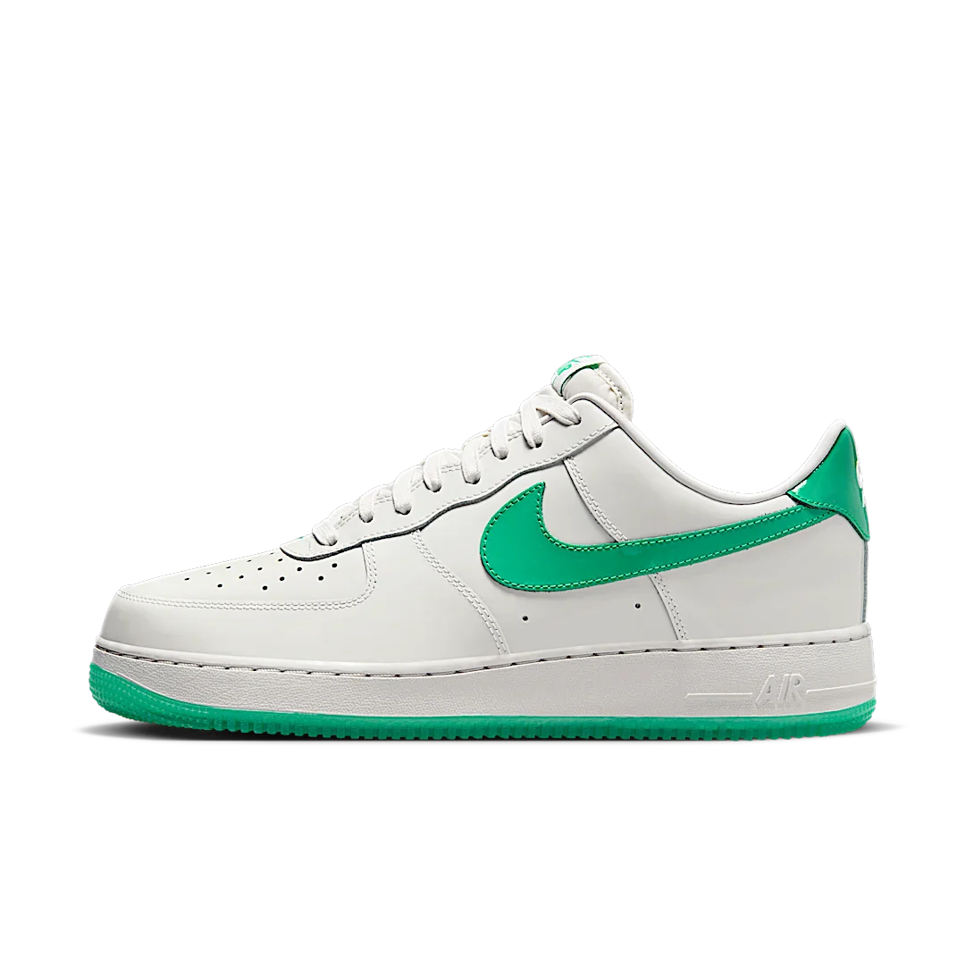 Nike Air Force 1 Low '07 Patent Platinum Tint Stadium Green, Platinum Tint/Stadium Green (HF4864-094)