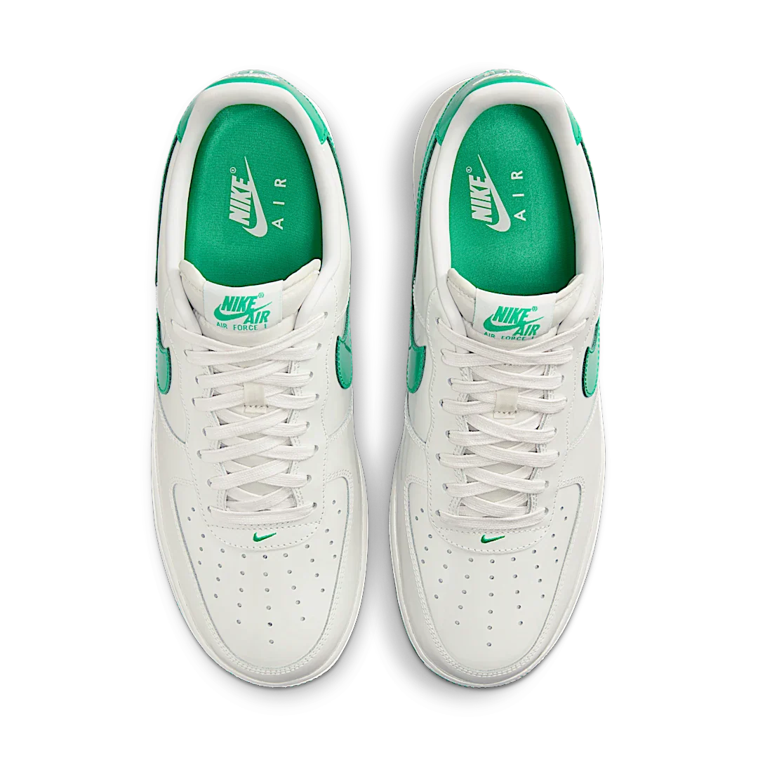 Nike Air Force 1 Low '07 Patent Platinum Tint Stadium Green, Platinum Tint/Stadium Green (HF4864-094)