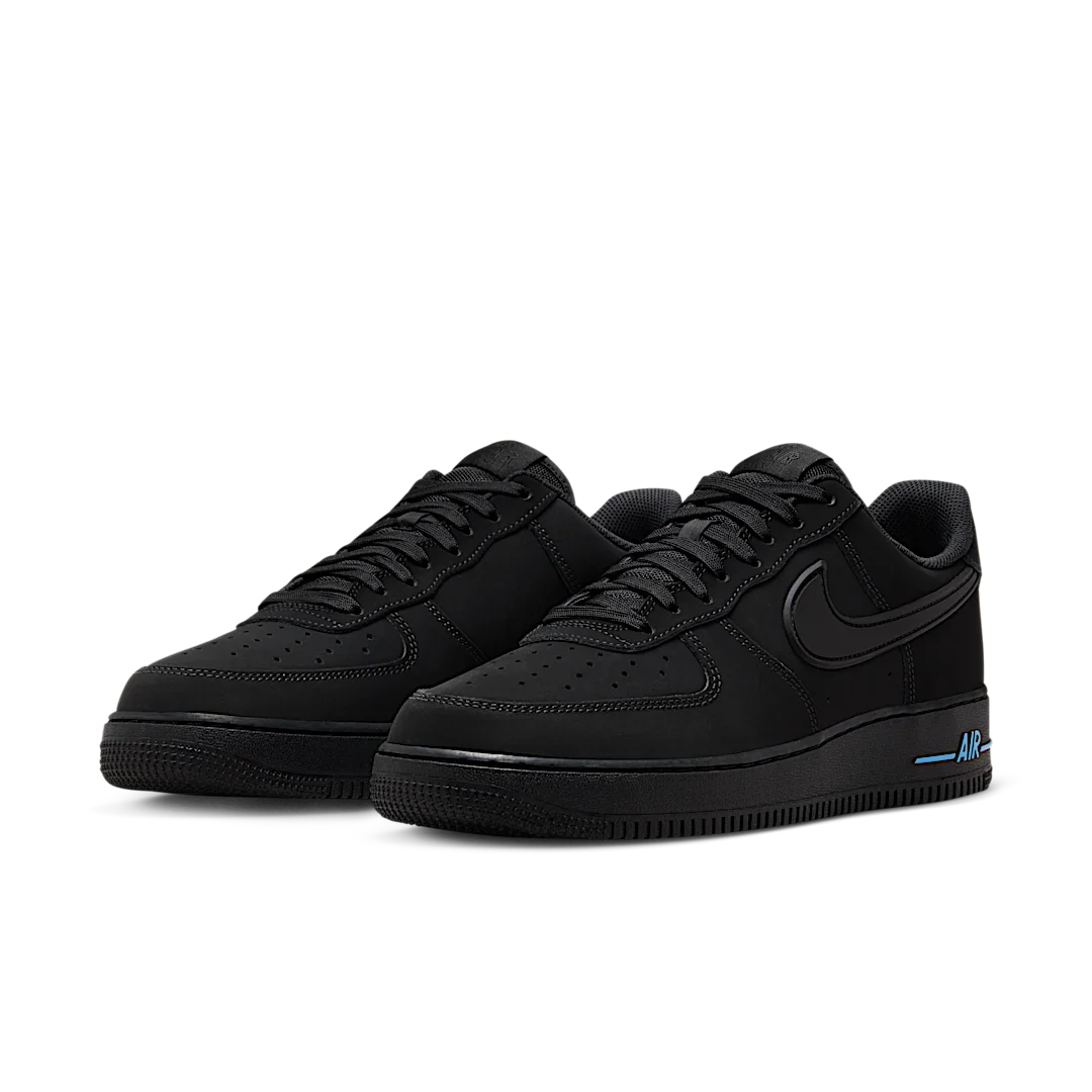 Nike Air Force 1 Low '07 SE Black University Blue, Black/Black/University Blue (HV6223-001)