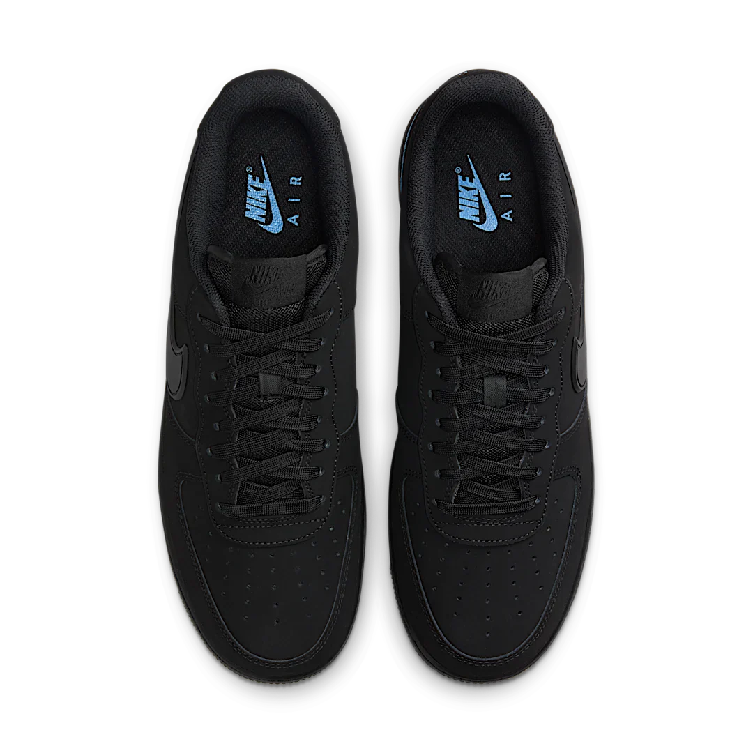 Nike Air Force 1 Low '07 SE Black University Blue, Black/Black/University Blue (HV6223-001)