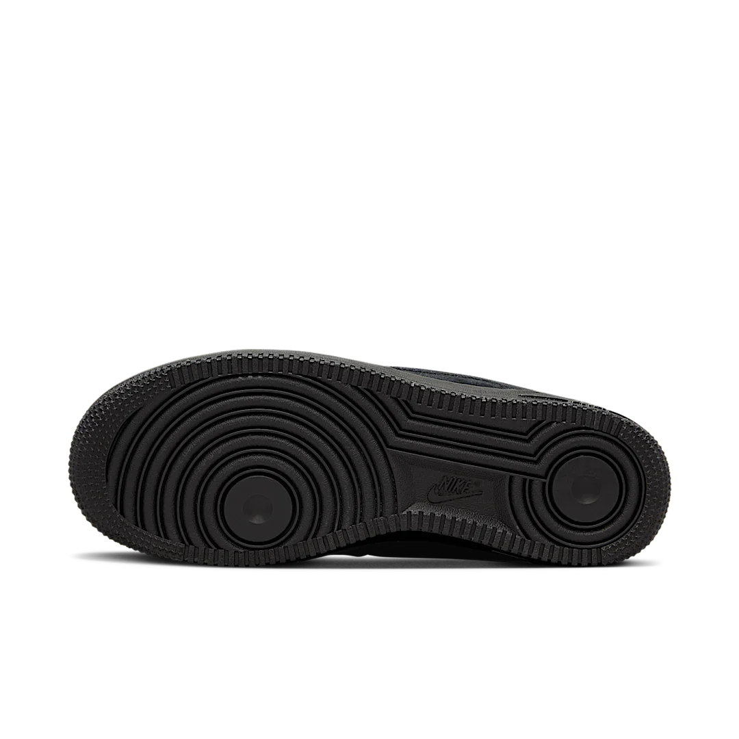Nike Air Force 1 Low '07 Triple Black Suede, Black/Anthracite/White/Black (HM9659-001)