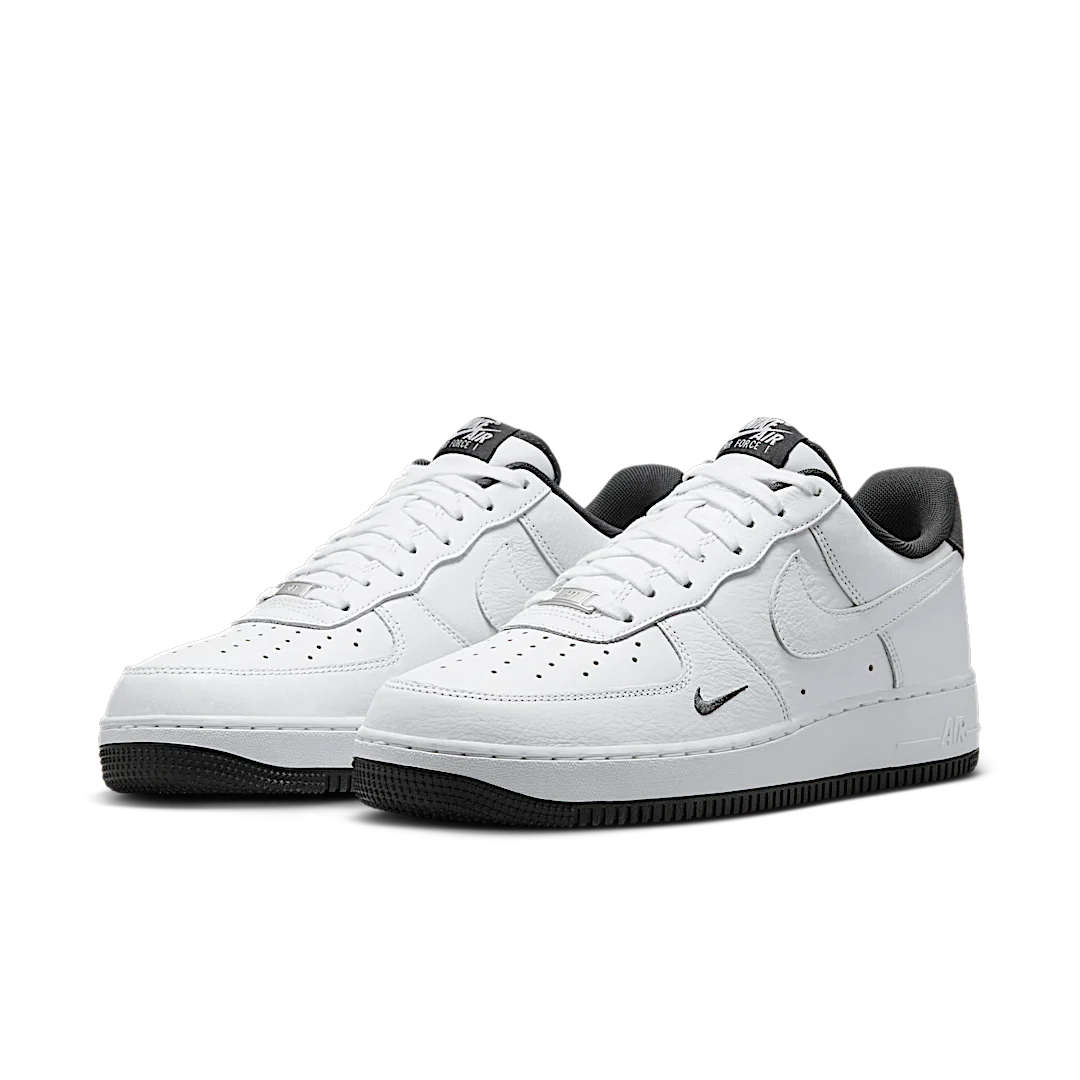 Nike Air Force 1 Low '07 White Anthracite Mini Swoosh, White/Anthracite (HM9483-101)