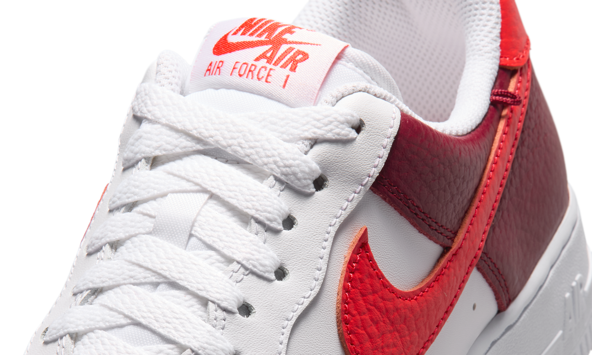Nike Air Force 1 Low '07 White Light Crimson Gold Charm Bracelet