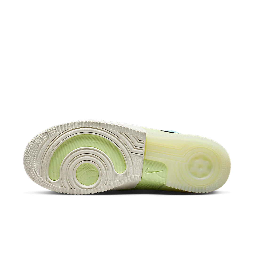 Nike Air Force 1 React Sail Barely Volt, Sail/Barely Volt/Ghost Green/Black (DM0573-101)