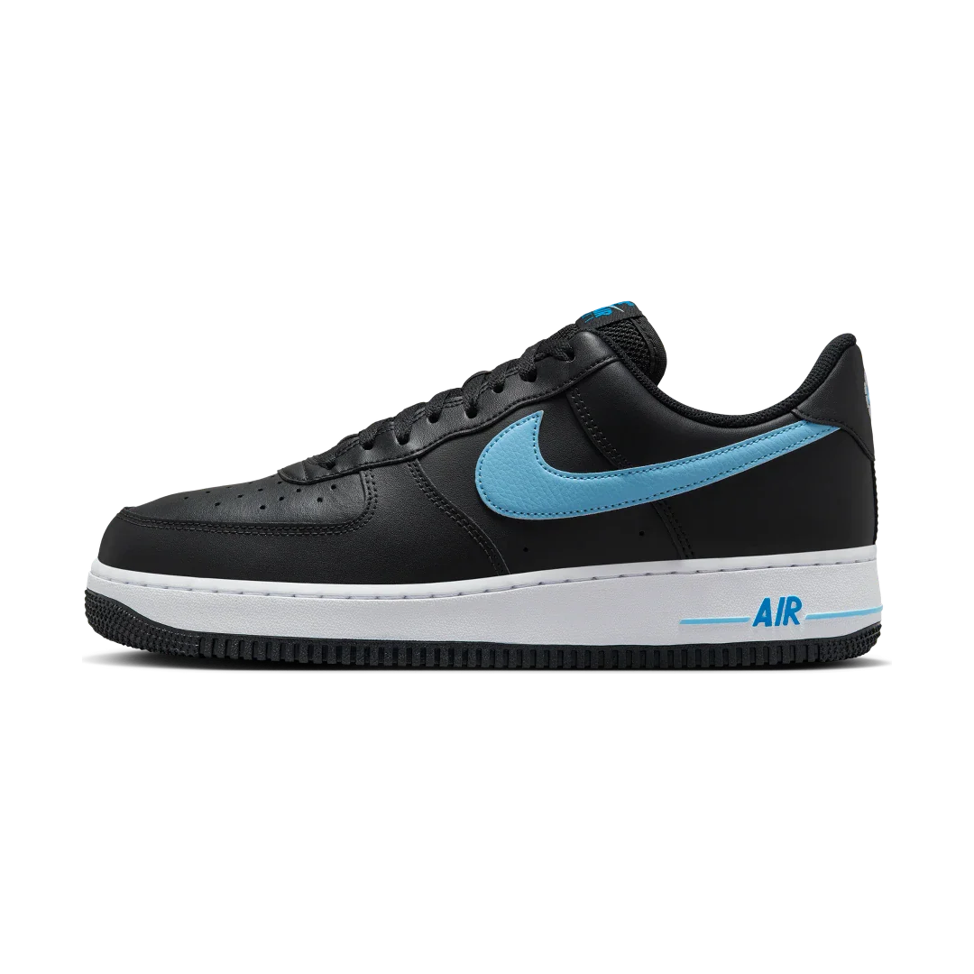 Nike Air Force 1 '07 Low Black University Blue, Black/University Blue (HF3839-001)