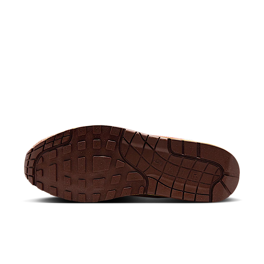 Nike Air Max 1 .SWOOSH Low Poly Big Head Origins, Light Chocolate/Hemp/Sand Drift/University Red (HV5776-200)