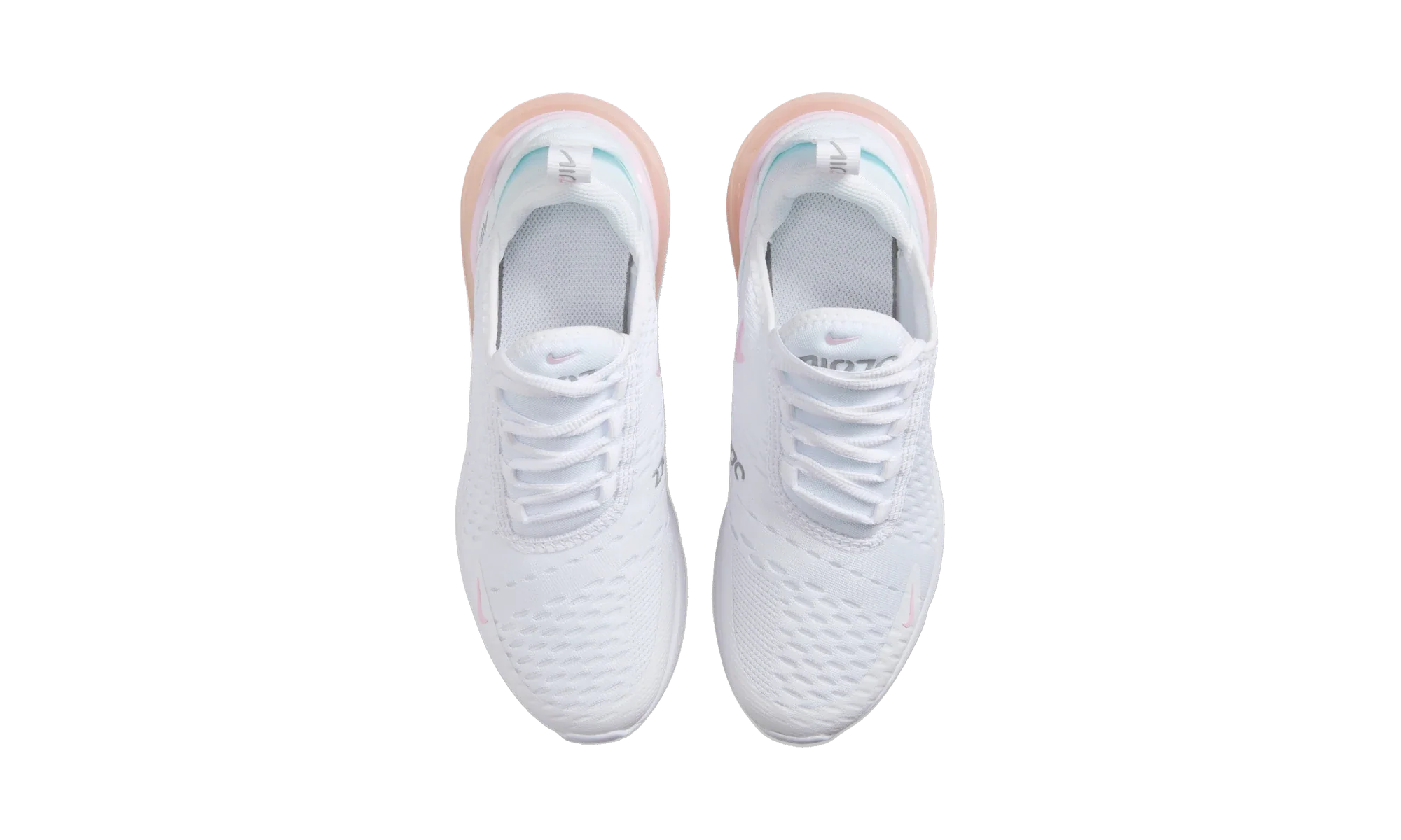 Nike Air Max 270 White Light Smoke Grey Pink Foam