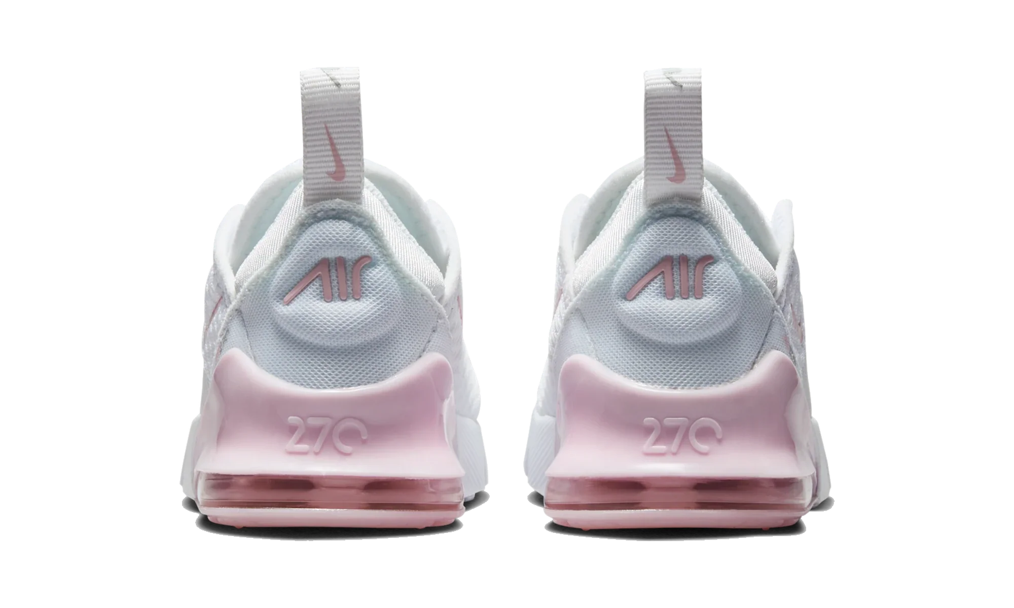 Nike Air Max 270 White Light Smoke Grey Pink Foam (TD)