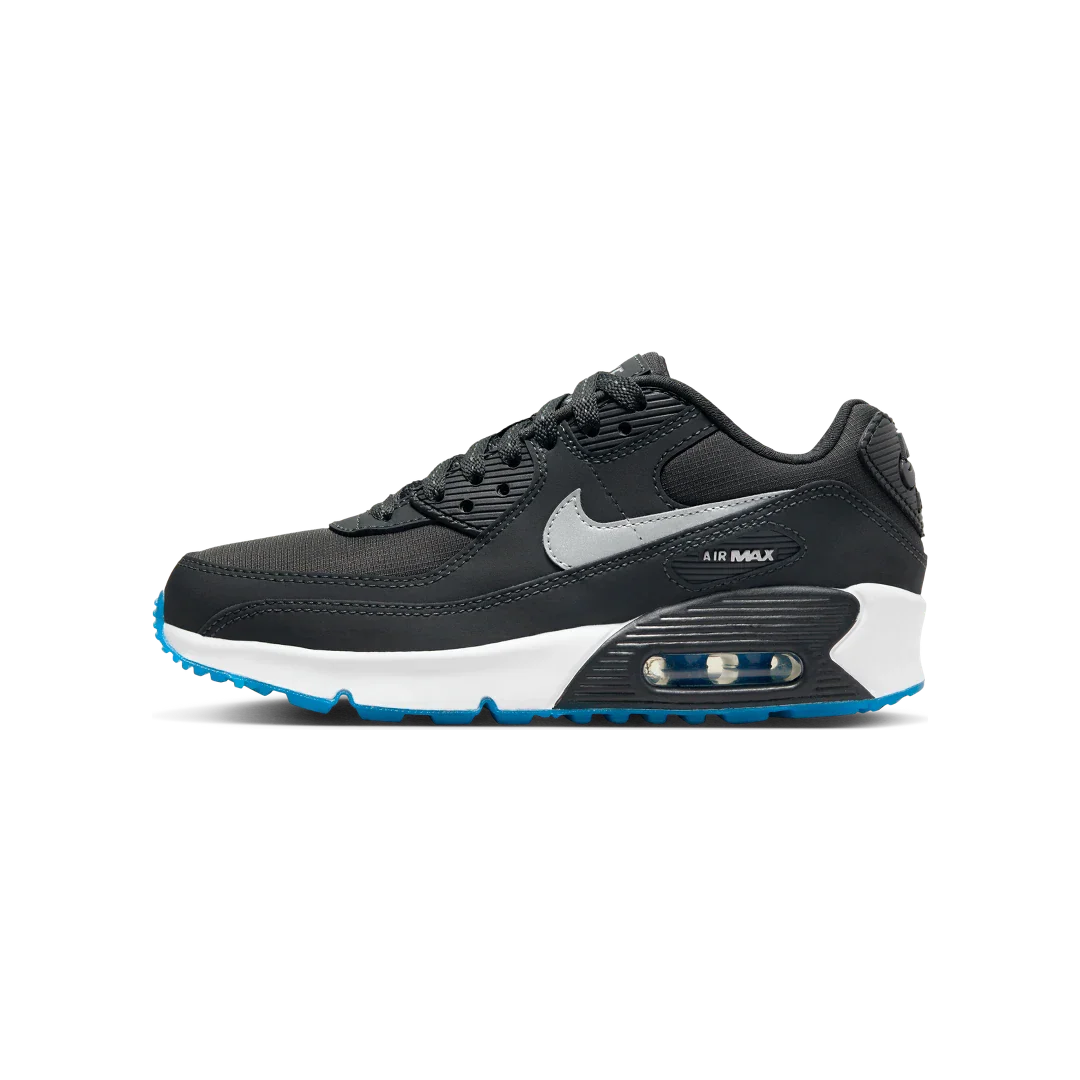 Nike Air Max 90 Anthracite Industrial Blue, Anthracite/Industrial Blue/White/Reflect Silver (FV0361-001)