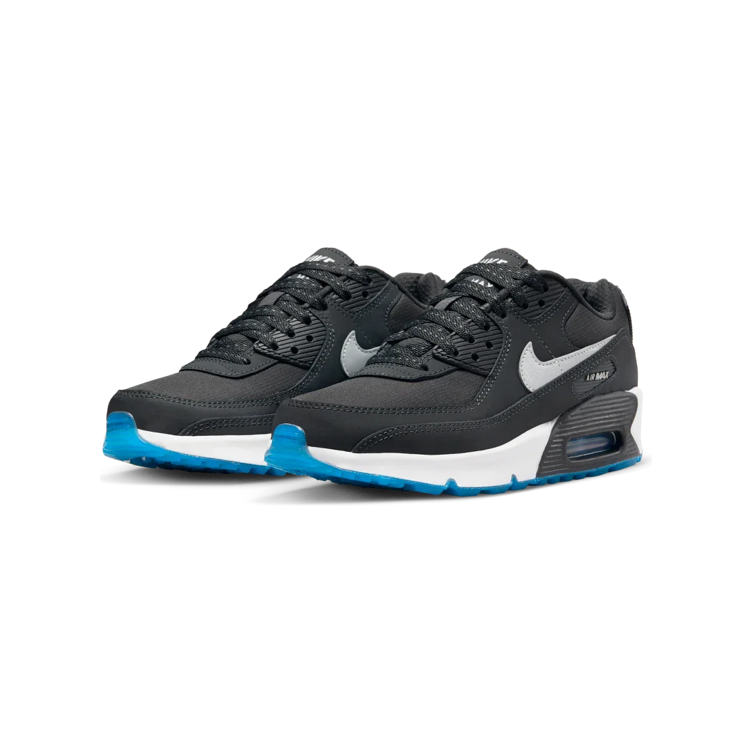 Nike Air Max 90 Anthracite Industrial Blue, Anthracite/Industrial Blue/White/Reflect Silver (FV0361-001)