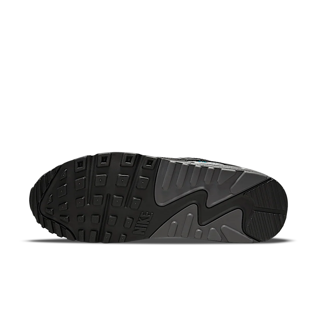 Nike Air Max 90 Black Marina Iron Grey White, Black/Marina/Iron Grey/White (DR0145-002)