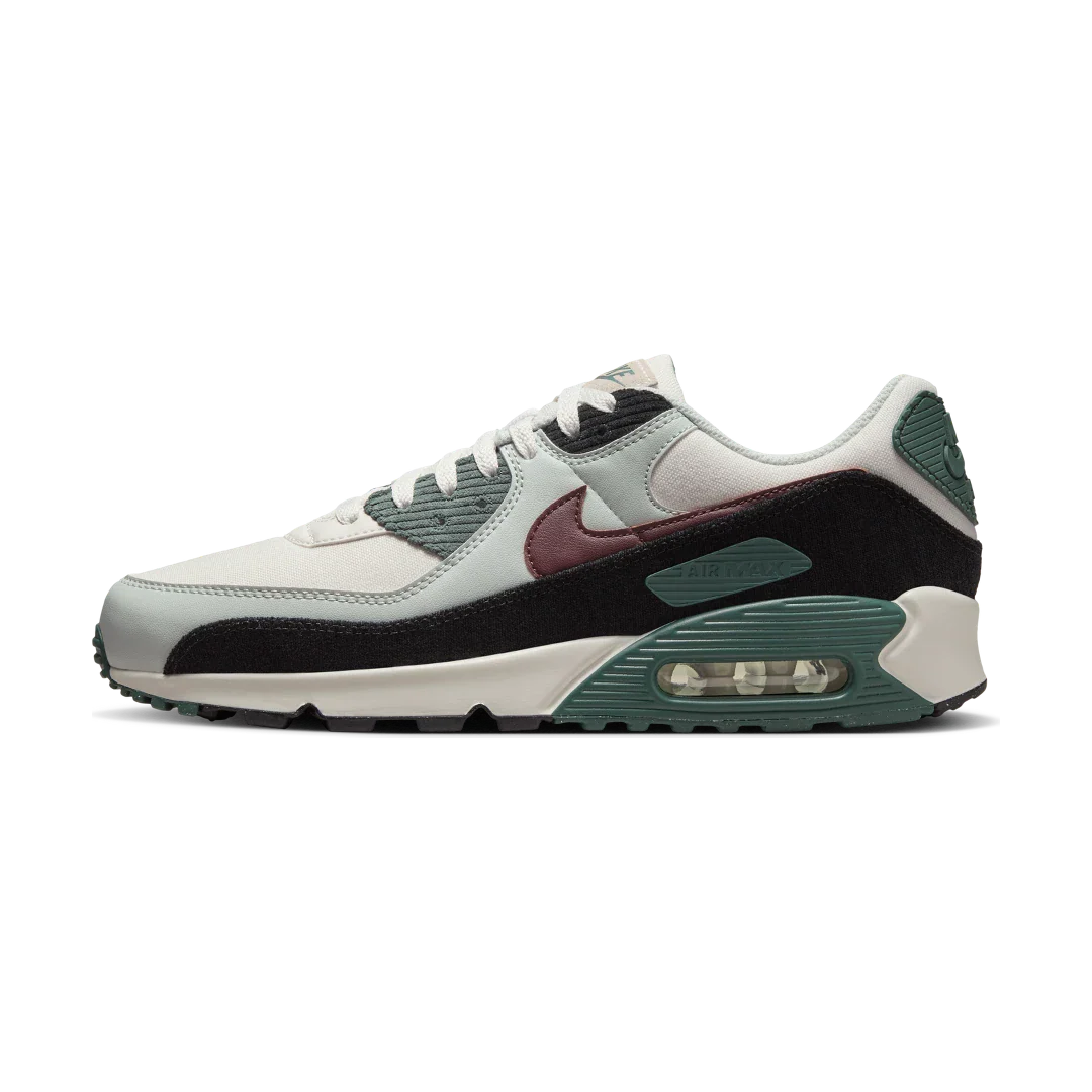 Nike Air Max 90 Burgundy Crush Vintage Green, Phantom/Burgundy Crush/Vintage Green (FV6059-001)