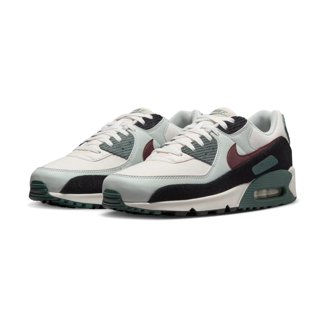 Nike Air Max 90 Burgundy Crush Vintage Green, Phantom/Burgundy Crush/Vintage Green (FV6059-001)