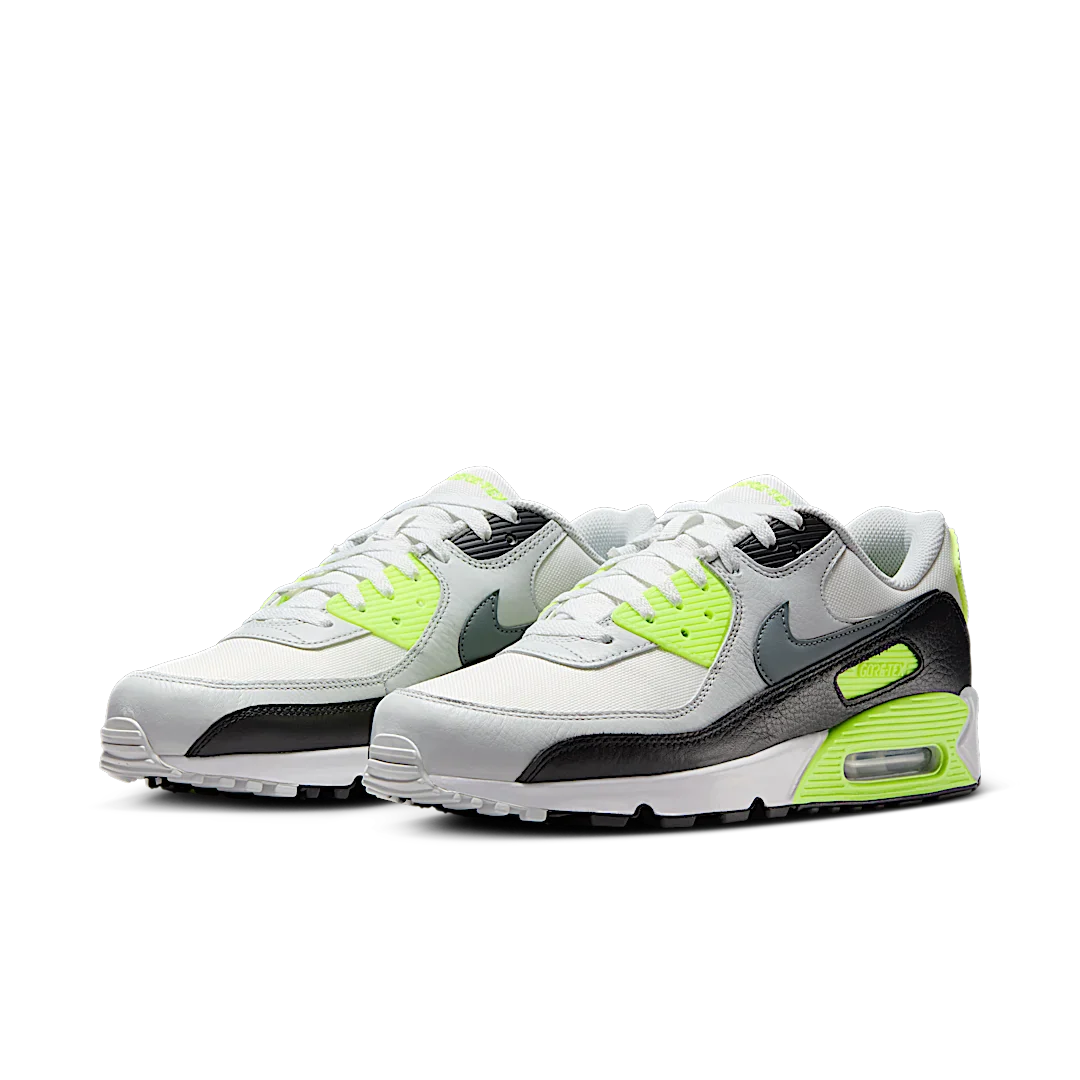 Nike Air Max 90 Gore-Tex Summit White Volt Black Cool Grey, Summit White/Volt/Black/Cool Grey (FD5810-102)