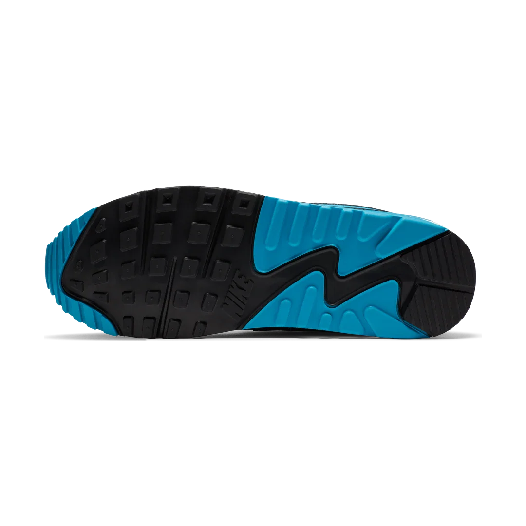 Nike Air Max 90 Laser Blue (2020), White/Black-Grey Fog-Laser Blue (CJ6779-100)
