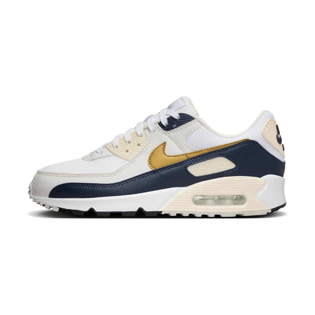Nike Air Max 90 Olympic (2024), White/Navy/Coconut Milk (HF3444-100)