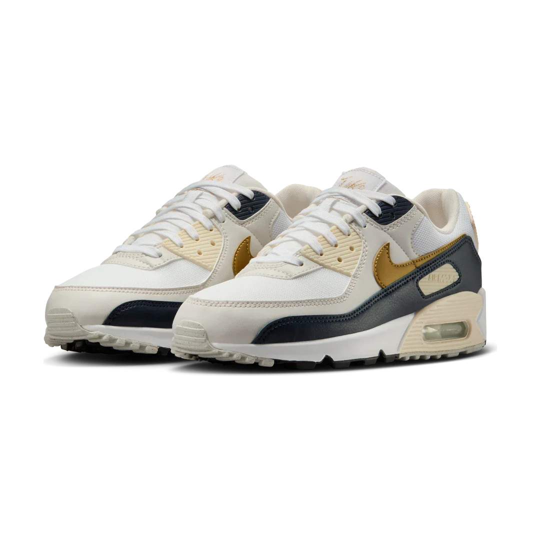Nike Air Max 90 Olympic (2024), White/Navy/Coconut Milk (HF3444-100)