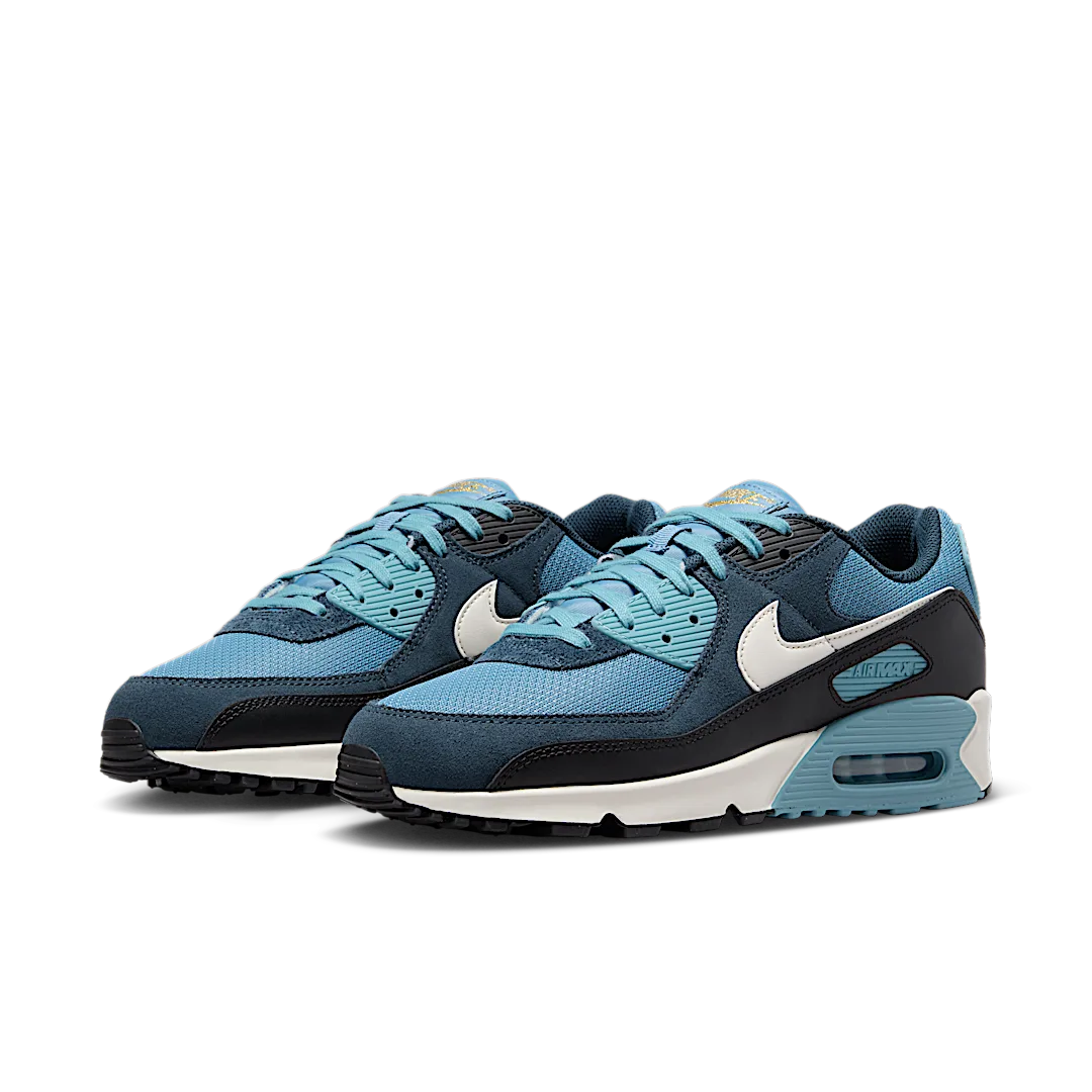 Nike Air Max 90 PRM Armory Navy, Armory Navy/Aegean Storm/Denim Turquoise/Pale Ivory (FZ9895-400)
