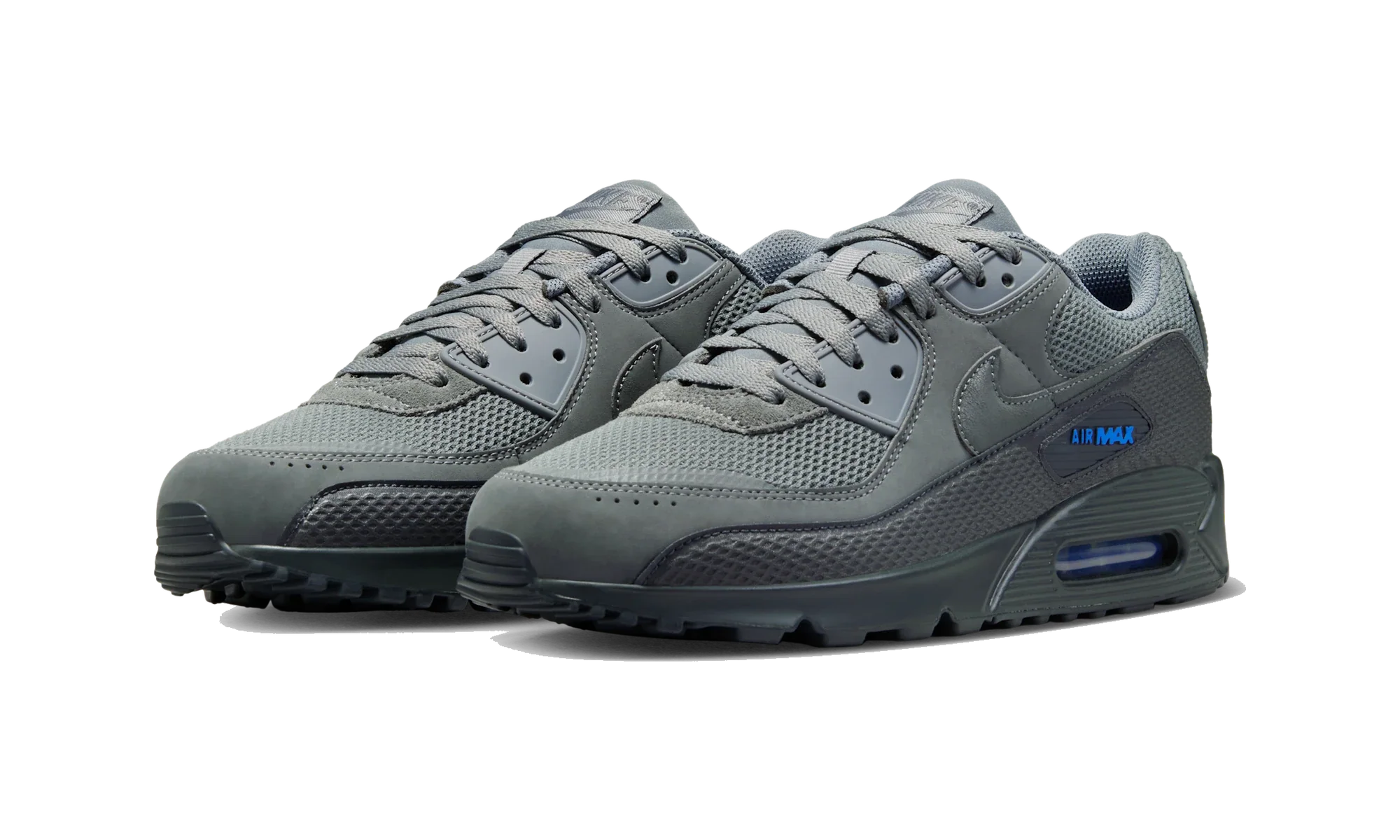 Nike Air Max 90 Premium Smoke Grey Blue Crystal