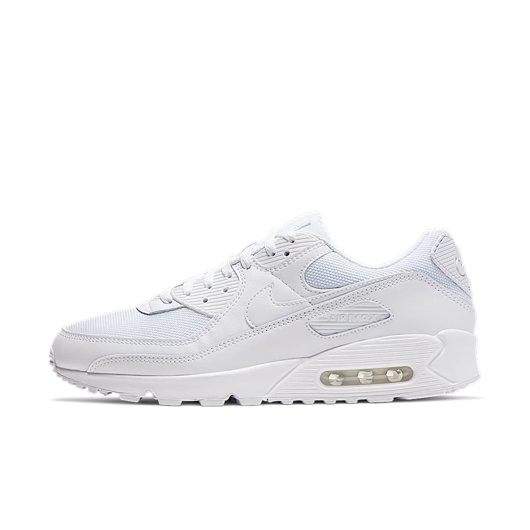 Nike Air Max 90 Recraft Triple White, White/White-White-Wolf Grey (CN8490-100)