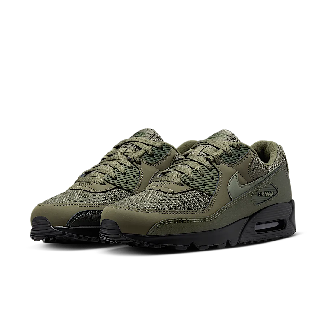 Nike Air Max 90 Reflective Swoosh Medium Olive, Medium Olive/Black/Cargo Khaki (HQ3828-200)
