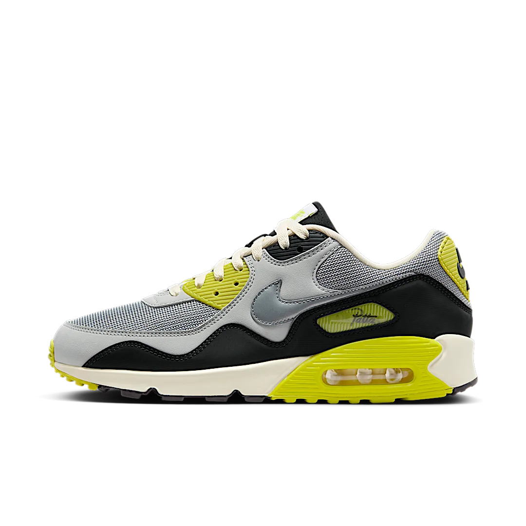 Nike Air Max 90 SP Patta Waves Cyber, Particle Grey/Neutral Grey/Cyber/Black/Coconut Milk/White (HF8814-001)