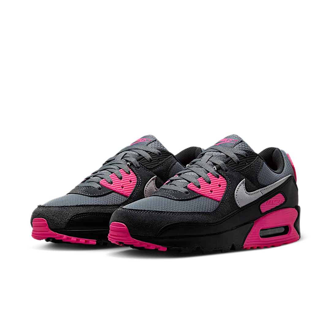 Nike Air Max 90 Wolf Grey Hyper Pink, Cool Grey/Wolf Grey-Hyper Pink-Black-Anthracite (DM0029-010)