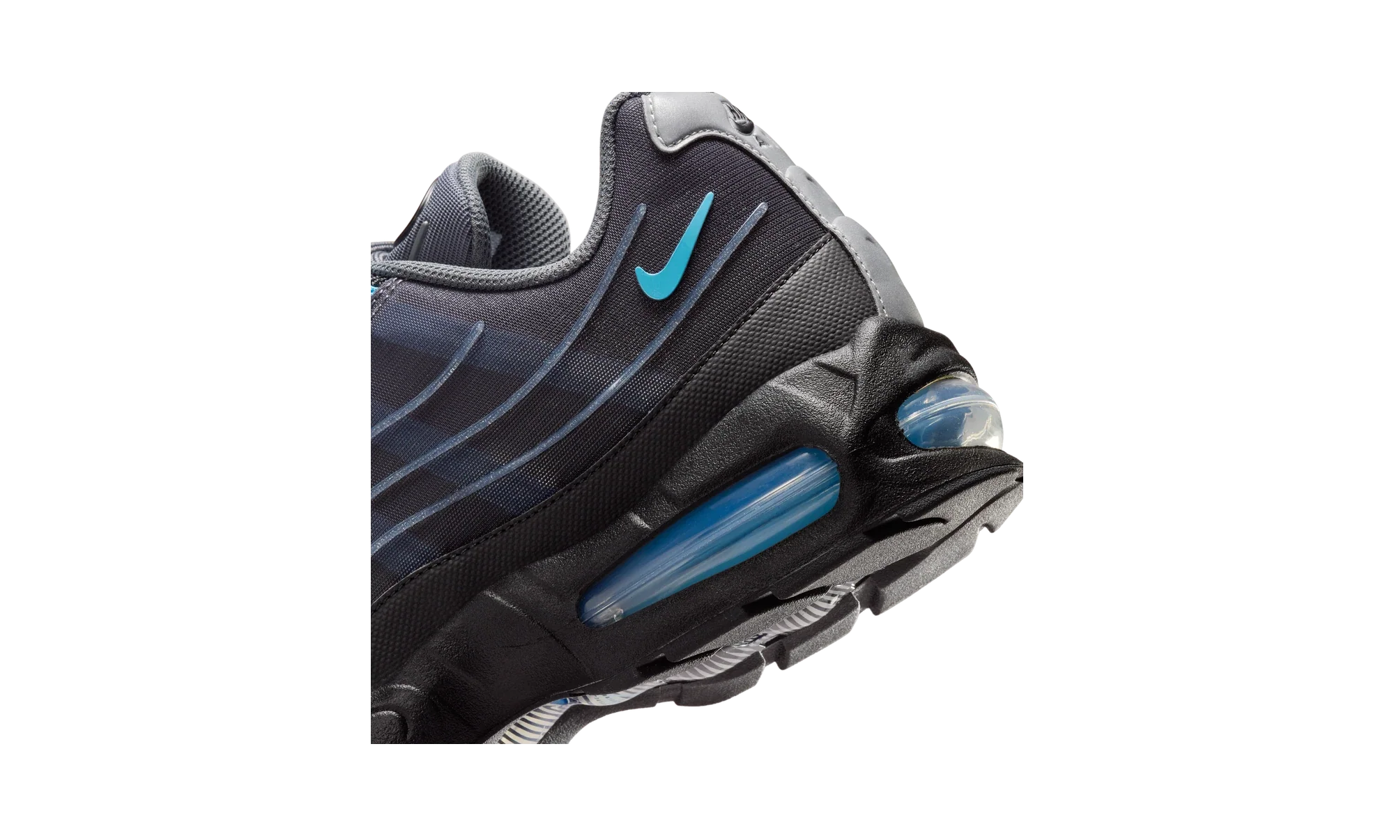 Nike Air Max 95 Big Bubble Tech Black University Blue