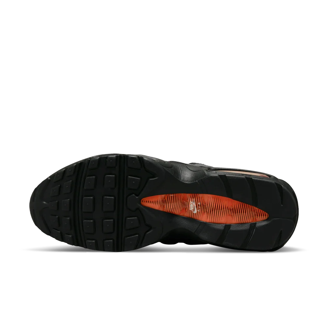 Nike Air Max 95 Black Grey Safety Orange, Black/Grey/Safety Orange (DX2657-001)