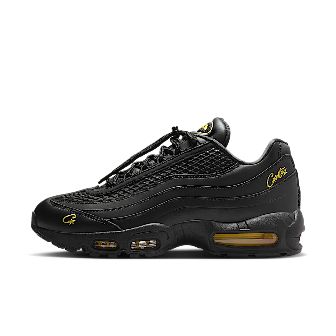 Nike Air Max 95 Corteiz Honey Black, Black/Black/Tour Yellow (FB2709-003)