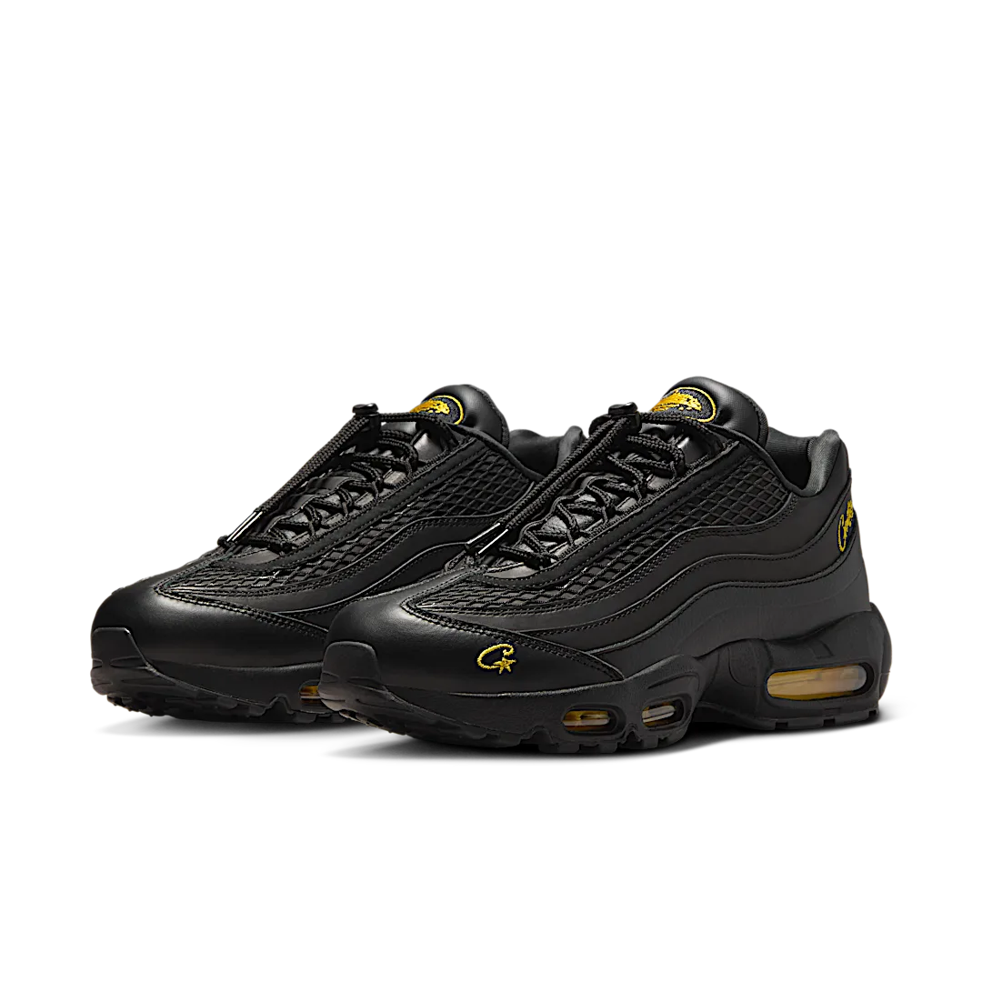 Nike Air Max 95 Corteiz Honey Black, Black/Black/Tour Yellow (FB2709-003)