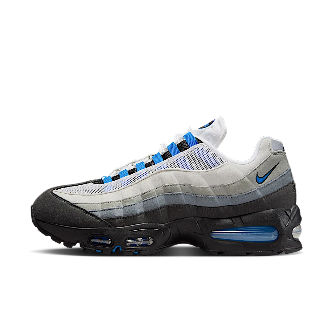 Nike Air Max 95 OG Big Bubble Blue Spark, White/Blue Spark/Black/Neutral Grey/Medium Grey (IM7410-100)