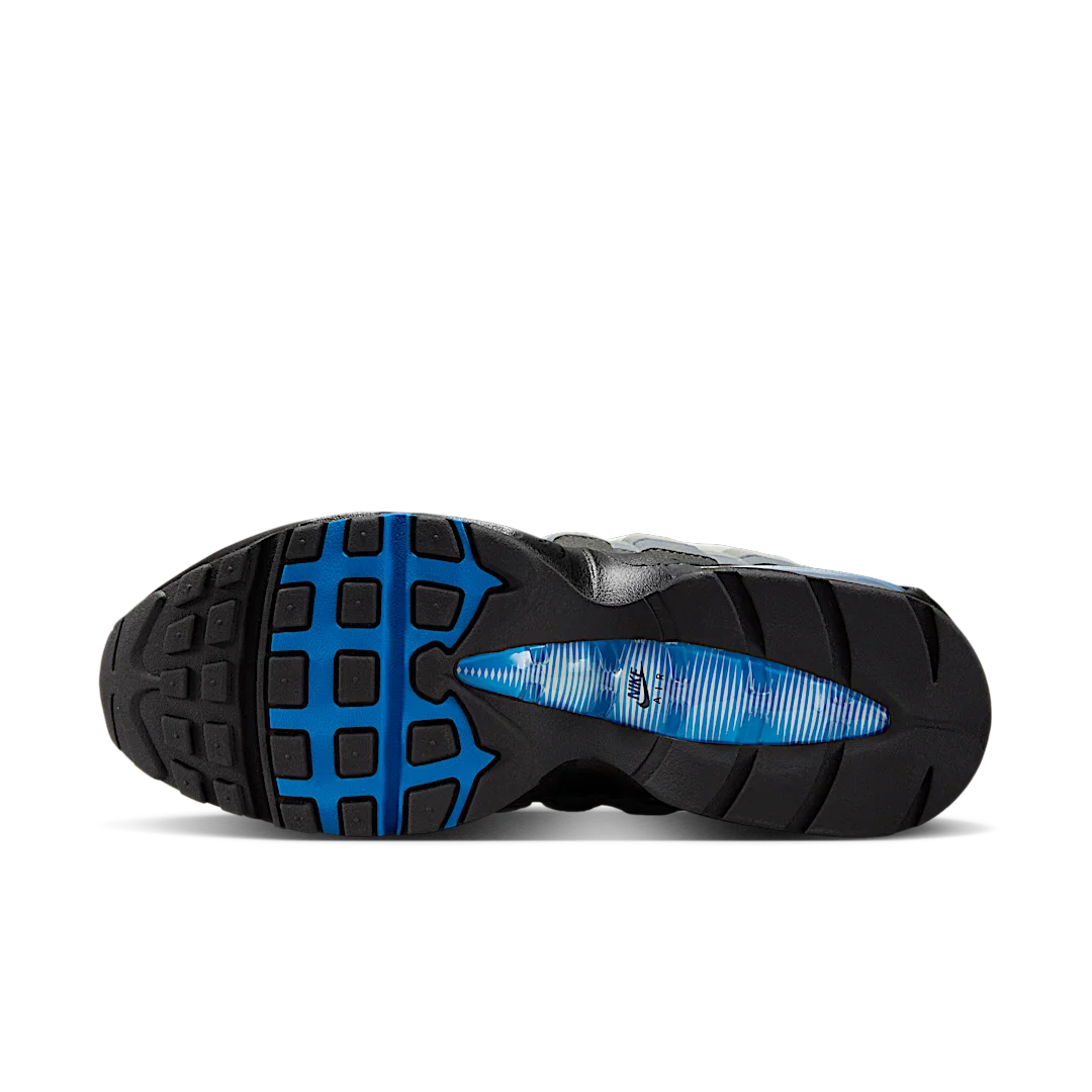 Nike Air Max 95 OG Big Bubble Blue Spark, White/Blue Spark/Black/Neutral Grey/Medium Grey (IM7410-100)