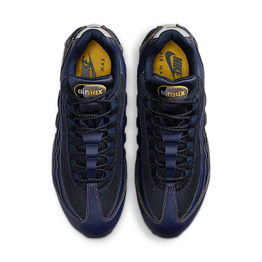 Nike Air Max 95 OG Big Bubble Michigan, Obsidian/Varsity Maize (IB7936-400)