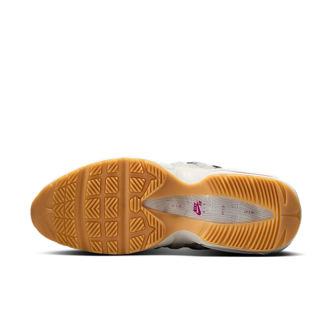 Nike Air Max 95 SB Cactus Flower, Summit White/Photon Dust/Cool Grey/Cactus Flower/Gum Yellow (HF7545-100)