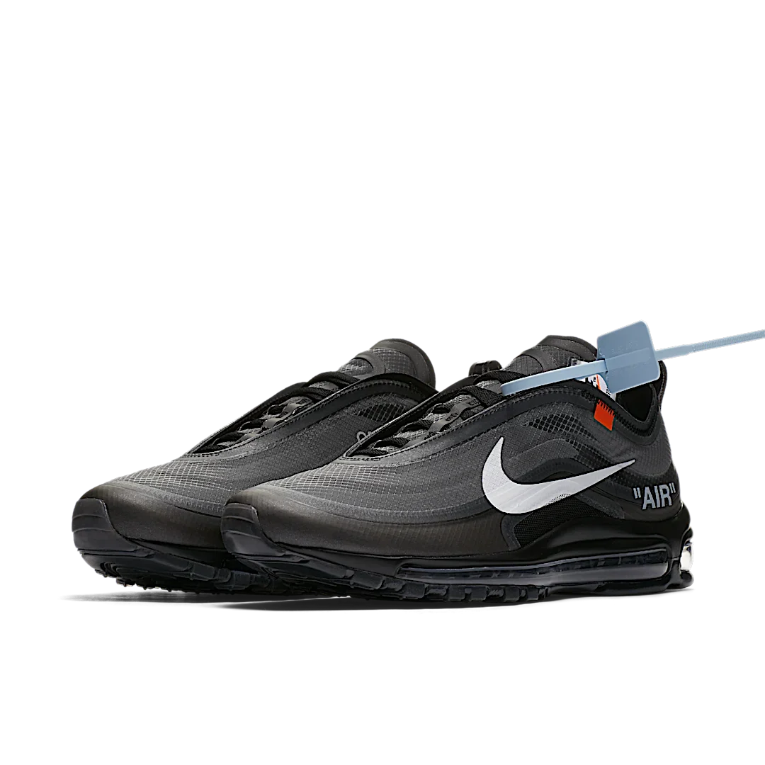Nike Air Max 97 Off-White Black, Black/Cone-Black-White (AJ4585-001)