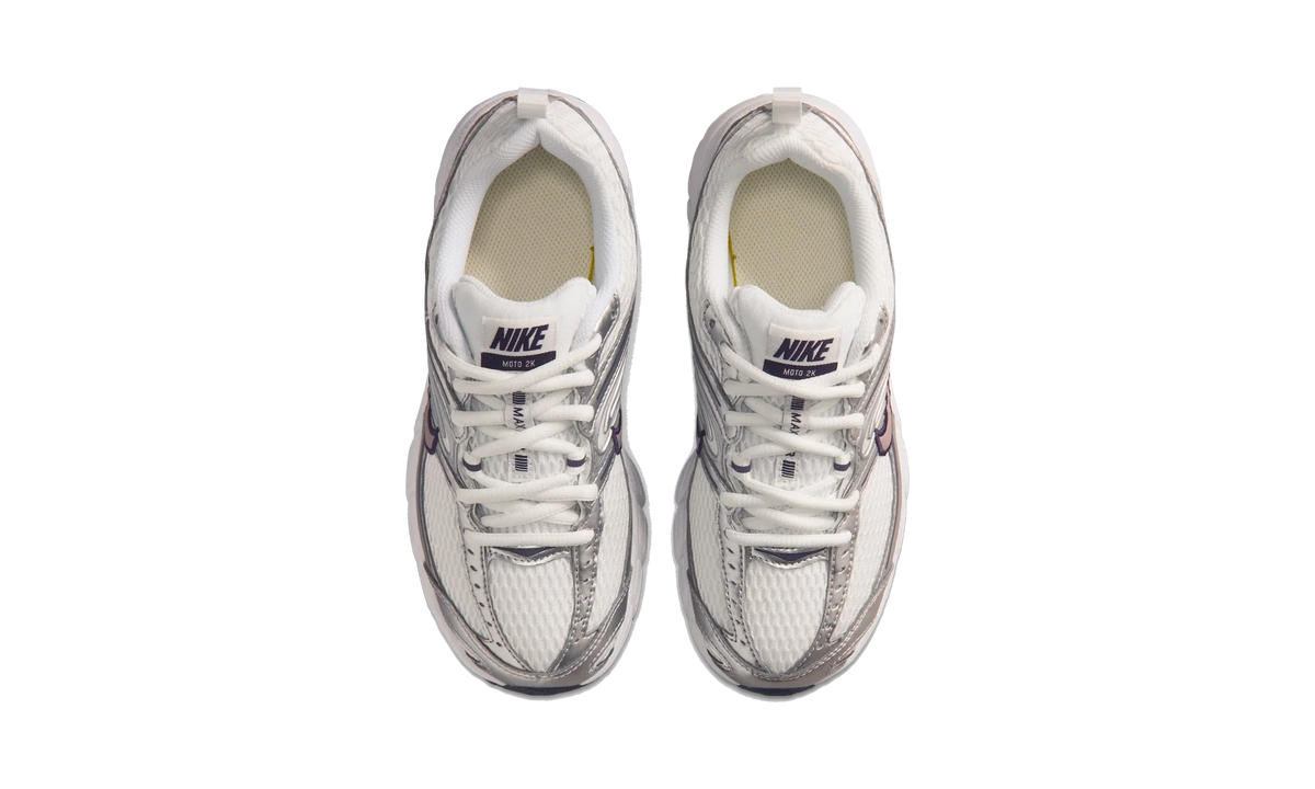 Nike Air Max Moto 2K White Purple Dynasty Metallic Silver