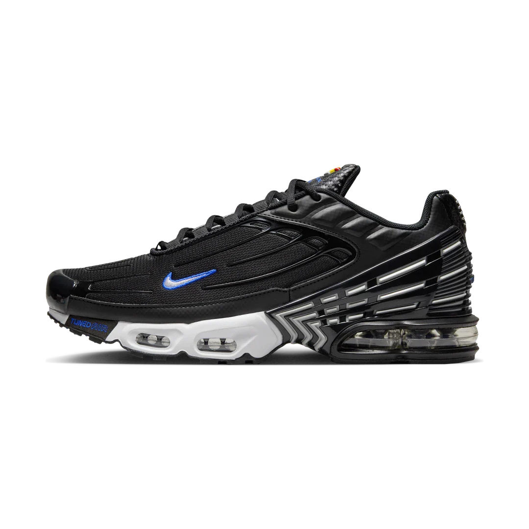 Nike Air Max Plus 3 Black Blue Metallic Silver, Black/Racer Blue/White/Metallic Silver (HF4294-001)
