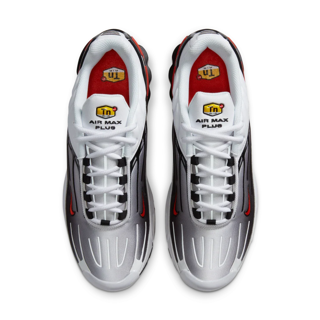 Nike Air Max Plus 3 White Black Team Orange, White/Black/Gunsmoke/Team Orange (CK6715-101)