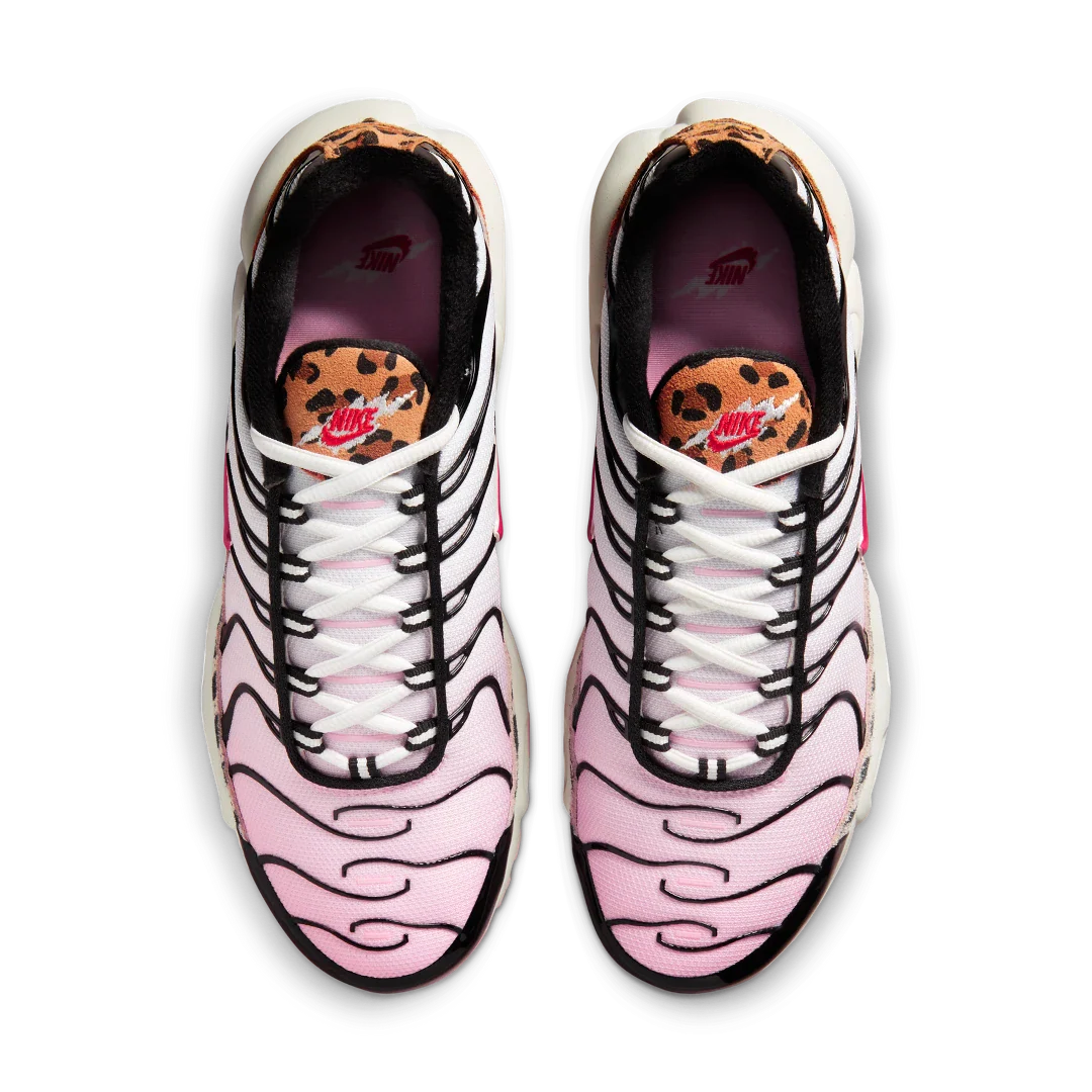 Nike Air Max Plus Animal Instinct, Medium Soft Pink/Black/Summit White/University Red (DZ4842-600)