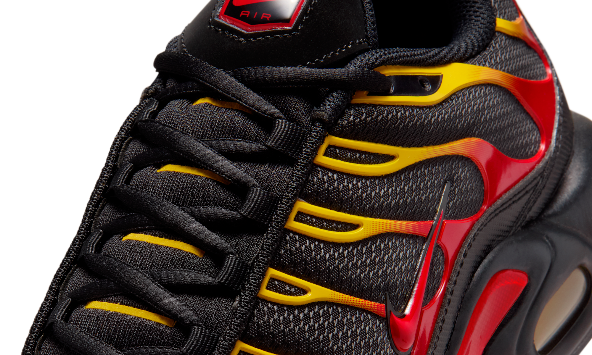 Nike Air Max Plus Black University Gold Red
