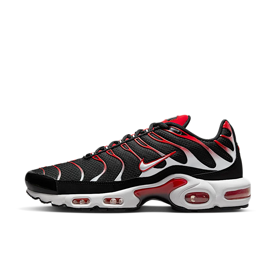 Nike Air Max Plus Black White University Red, Black/White-University Red (DM0032-004)