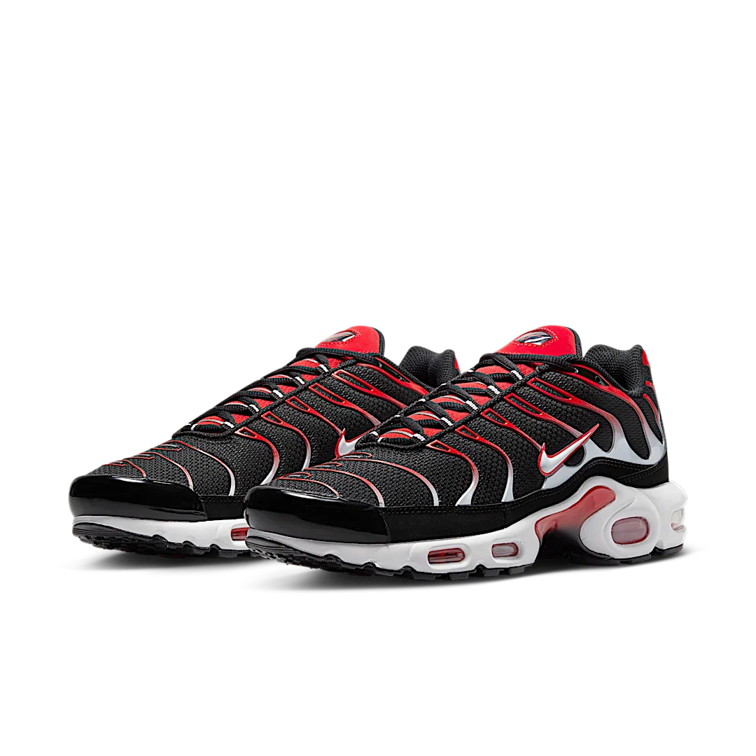 Nike Air Max Plus Black White University Red, Black/White-University Red (DM0032-004)